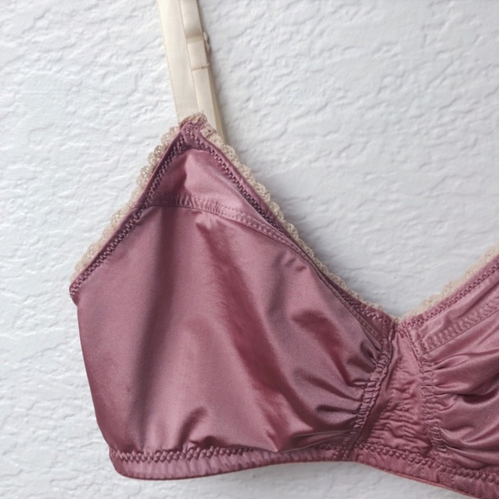 DKNY intimate bra bralette 32 A 32A pink silky - Picture 3 of 7